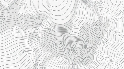 Fototapeta premium Background of the topographic map. Topographic map lines, contour background. Geographic grid, vector abstract