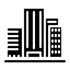 urban land solid icon