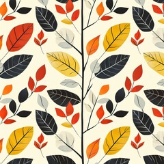 Fototapeta premium A/w colours pattern design template