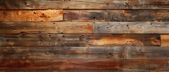 rustic barn board wood siding, warm brown tones background