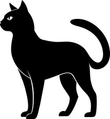 Cute Cat Silhouette