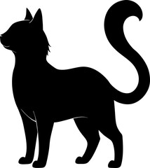 Cute Cat Silhouette