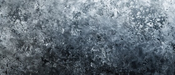 Obraz premium Silver granite interwoven with light grey streaks, offering a sleek and elegant stone finish