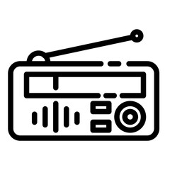  radio illustration cutline icon