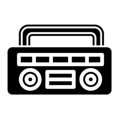  radio illustration glyph icon