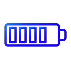  batery illustration gradient icon