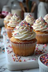 cupcakes with sprinkles