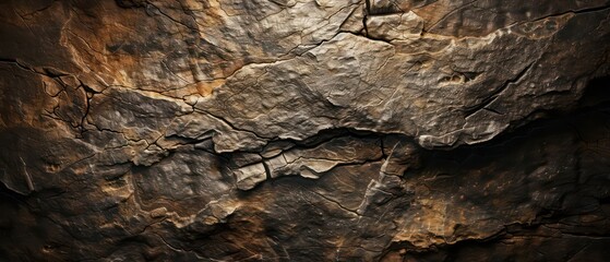 rough texture of an ancient stone wall, featuring natural rock formations with visible cracks and worn edges