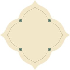 Minimal vintage frame illustration for your design