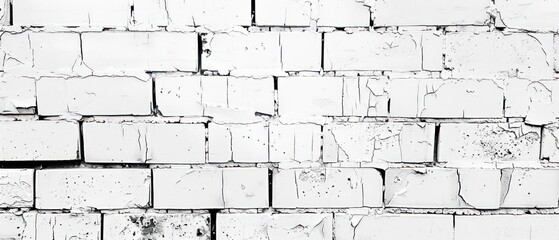 Fototapeta premium white bricks wall texture