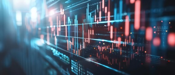 Money management, budgeting, and investing come to life through double exposure, where charts and graphs symbolize the strategic allocation and growth of financial resources