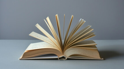 Opened Book with Fortune Telling, Close-Up Realistic Photography