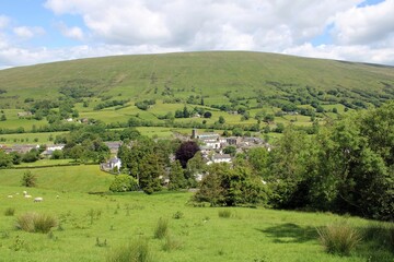 Dent, Yorkshire, from the south.