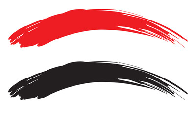 Obraz premium Red and black bright abstract spot, brush stroke, abstract figure, background, texture. Transparent PNG Clipart. EPs 10/AI