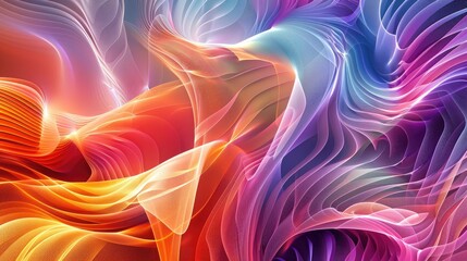 Obraz premium Abstract patterns in dazzling array of colors