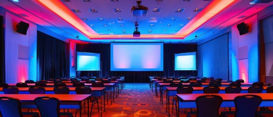 business conferences room, Professional gatherings such as training sessions, and gala evenings to enhance brand image and professional relationships, with audiovisual equipment,