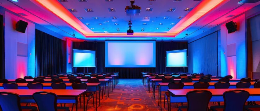 business conferences room, Professional gatherings such as training sessions, and gala evenings to enhance brand image and professional relationships, with audiovisual equipment,