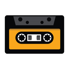 Cassette Recorder Icon Vector Design Template