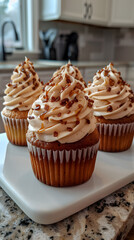 muffins with chocolate