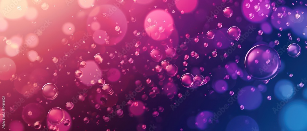 Poster background with tech-inspired blobs, offering a sleek and contemporary look