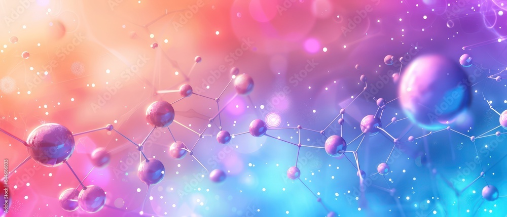 Aufkleber background with tech-inspired blobs, offering a sleek and contemporary look