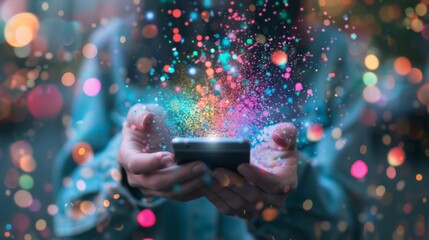 Engaging Dynamic Content Personalization and A/B Testing Platform with Social Media Analytics - Space for Text, Clear and Vibrant Design