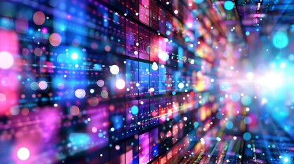 Naklejka premium Engage Your Audience with Cutting-Edge Content Personalization and A/B Testing Platform for Enhanced ROI and Social Media Analytics - Clear and Vibrant Design with Text Space