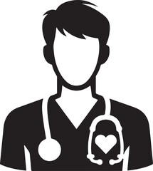 doctor with headphones