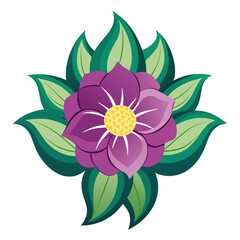 Flower Vector Illustration Icon