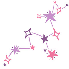 pink stars