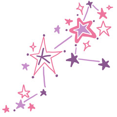 pink stars