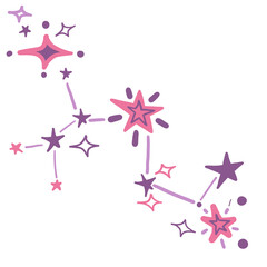 pink stars