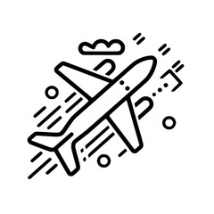 Travel Icons Svg, Vacation Icon Set, Travel, Web Sites, Winter Holiday Icons, Summer Holiday Icons, Airplane Svg, Airplane Clipart, Travel Svg, Airplane Silhouette, Airplane Png, Svg Files For Cricut,