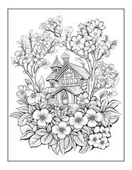 Spring Coloring Pages for KDP