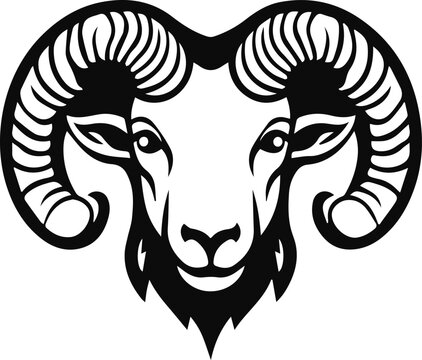 recommend clip art: sheep head silhouette