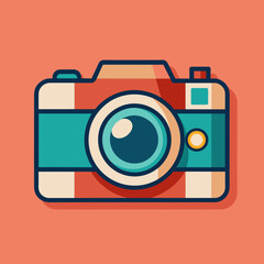 Camera Vector Illustration Icon