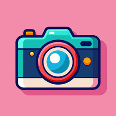 Camera Vector Illustration Icon