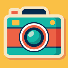 Camera Vector Illustration Icon