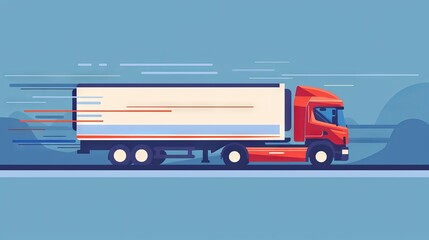 Transport company logo design