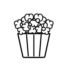 Popcorn icon, pop icon, bucket icon, cinema icon, corn icon, snack icon, box icon, entertainment icon, graphic icon, pictogram icon, marketing icon, popcorn, food, snack, box, movie, icon, isolated, 