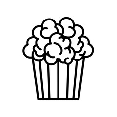 Popcorn icon, pop icon, bucket icon, cinema icon, corn icon, snack icon, box icon, entertainment icon, graphic icon, pictogram icon, marketing icon, popcorn, food, snack, box, movie, icon, isolated, 