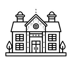 Factory icon, garage icon, hotel icon, store icon, lighthouse icon, building exterior icon, built structure icon, shopping mall icon, architecture icon, police station icon, apartment icon, campus ico