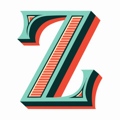 illustration of a letter Z