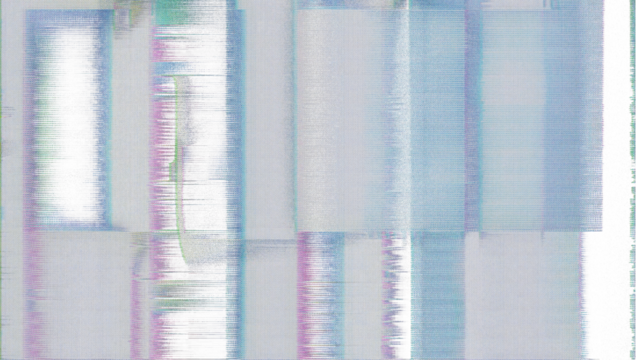  Abstract glitch background. Pixelated texture. Digital errors on the screen.