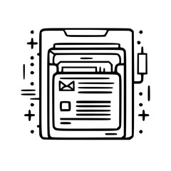 document icon, business icon, symbol icon, archive icon, contract icon, file icon, office icon, computer icon, message icon, web icon, folder icon, graphic icon, portfolio icon, magnifying glass icon,