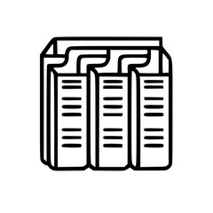 document icon, business icon, symbol icon, archive icon, contract icon, file icon, office icon, computer icon, message icon, web icon, folder icon, graphic icon, portfolio icon, magnifying glass icon,