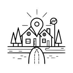 factory icon, garage icon, hotel icon, store icon, lighthouse icon, building exterior icon, built structure icon, shopping mall icon, architecture icon, police station icon, apartment icon, campus ico