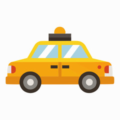 yellow taxi car