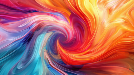 Vibrant abstract background with swirling colors for a presentation