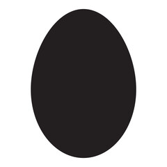 Egg icon vector. Flat vector silhouette egg. Egg Flat Icon . vector illustration.